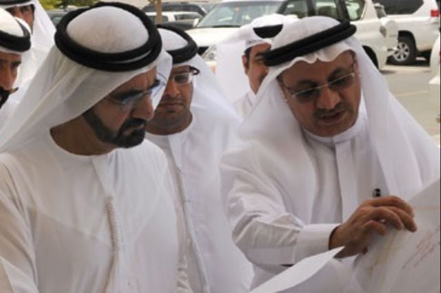 محمد بن راشد يحضر مأدبة غداء آل الطاير