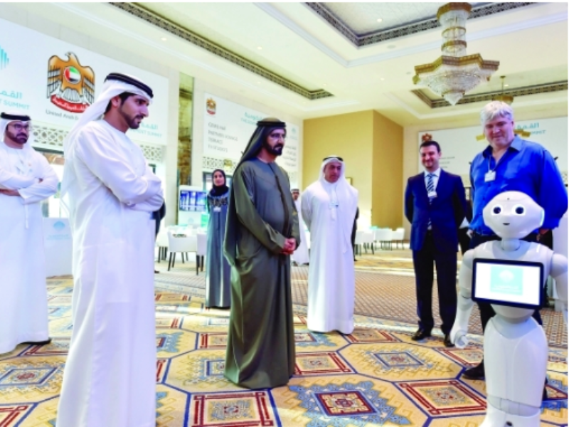 محمد بن راشد يستقبل رئيس وزراء منغوليا