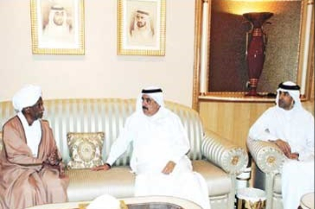 Hamdan bin Rashid receives Chairman of Board of Trustees of Islamic Dawah Organization