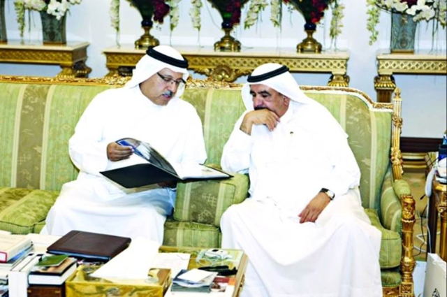 محمد بن راشد يستقبل حمدان بن راشد لدى عودته من رحلة العلاج
