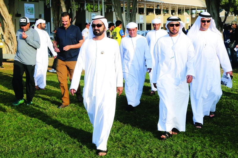 محمد بن راشد يشهد سباق اليوم الوطني للقدرة 
