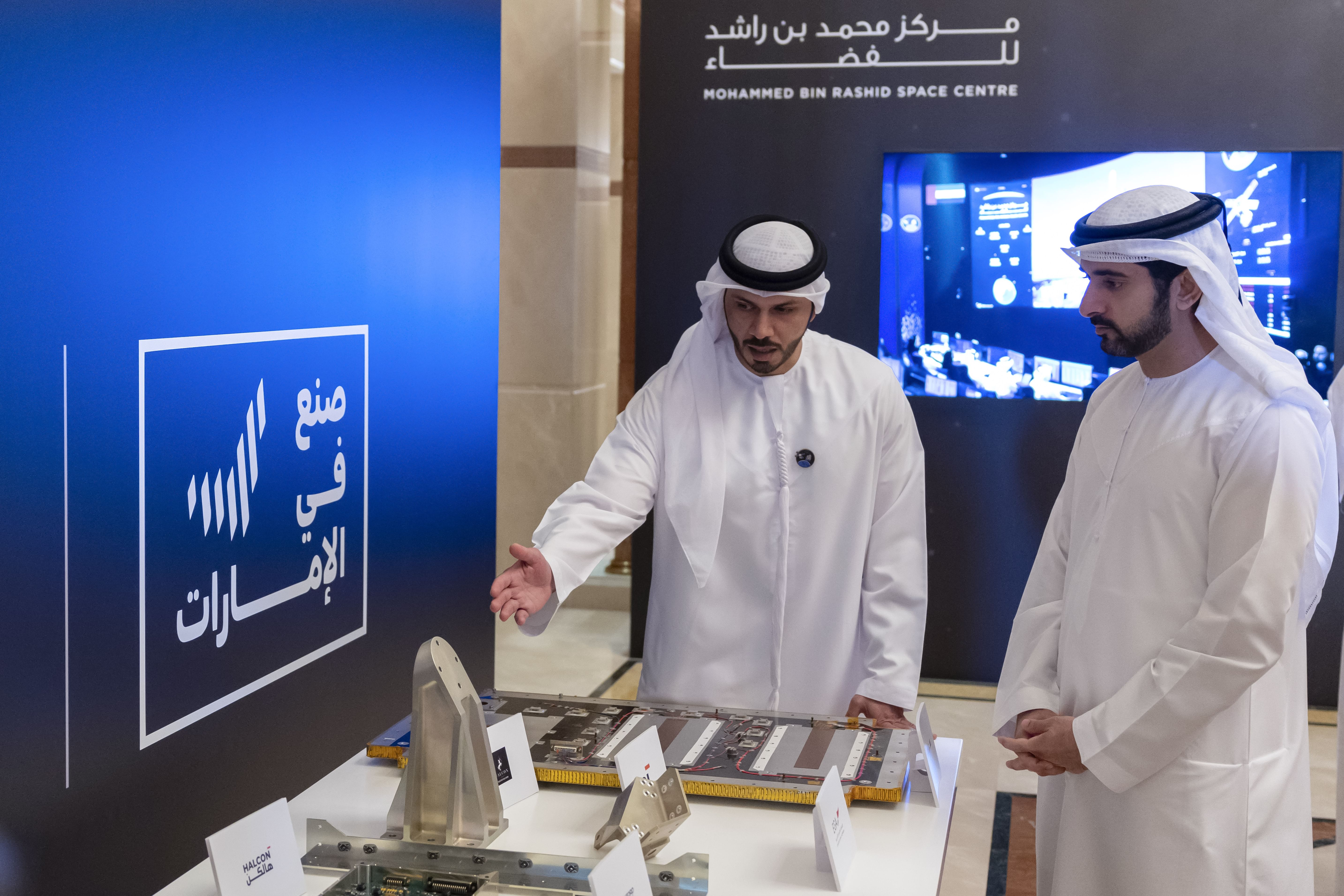 Hamdan bin Mohammed commends MBRSC team on successful launch of MBZ-SAT