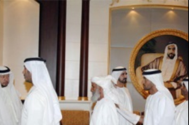 Mohammed Bin Rashid and Mohammed Bin Zayed receive more condolences on the death of Sheikh Ahmed Bin Zayed