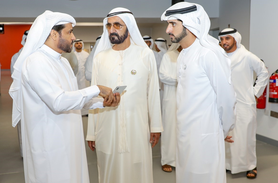 محمد بن راشد يزور "دبي أرينا" في "ستي ووك" ويطلع على مكونات الصالة المُغطَّاة الأولى من نوعها في المنطقة