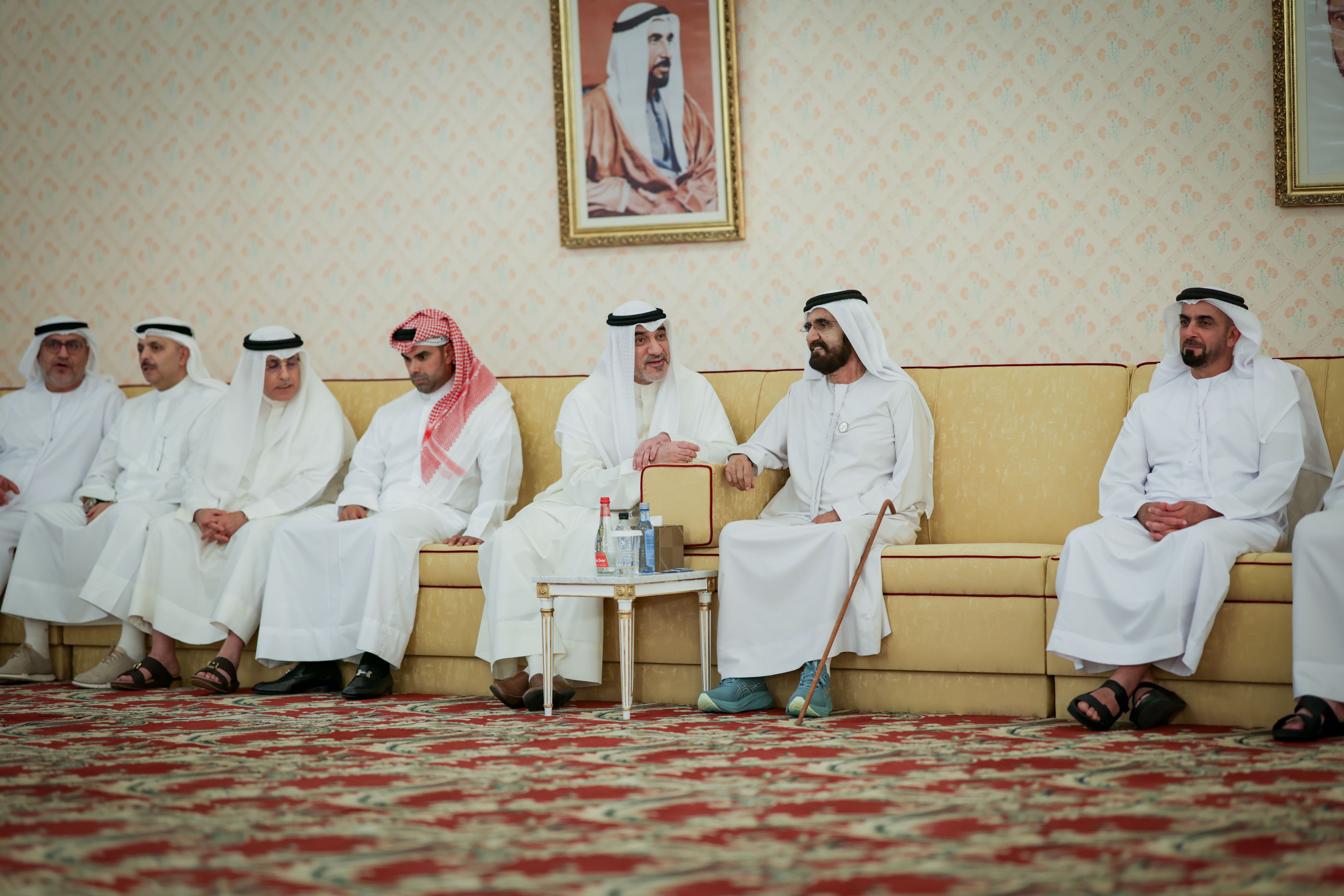 في إطار زيارته الرسمية إلى الدولة ..محمد بن راشد يبحث مع النائب الأول لرئيس مجلس الوزراء ووزير الدفاع ووزير الداخلية الكويتي آفاق الشراكة الاستراتيجية بين البلدين