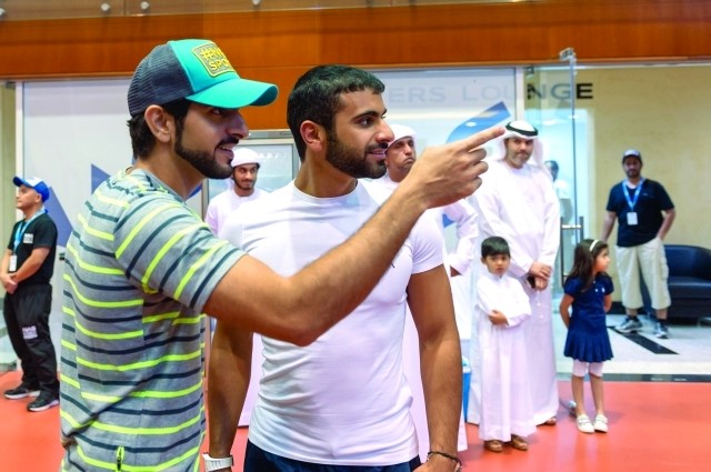 Hamdan bin Rashid Attends the hall Semi-final of “NAS”
