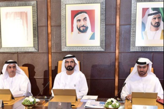 حمدان بن راشد يستقبل وزير التجارة الإيراني 