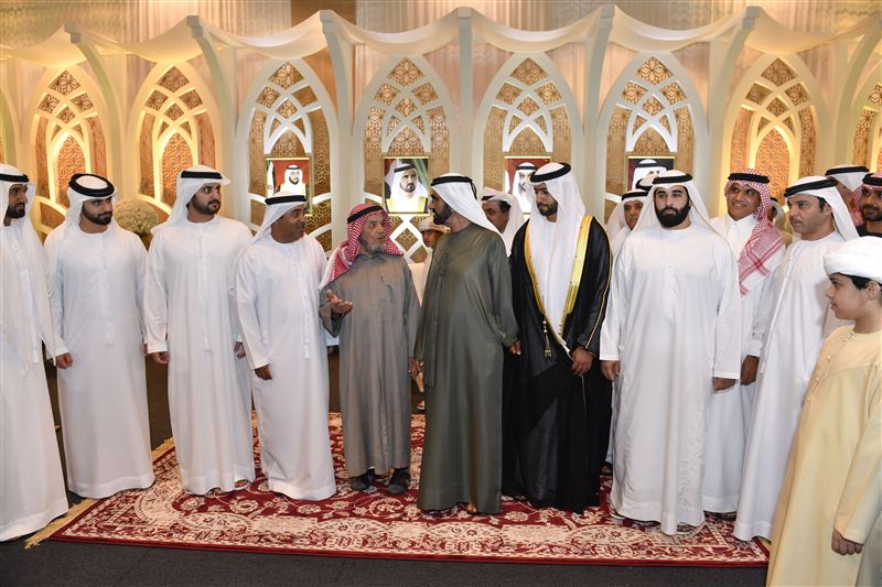محمد بن راشد يحضر حفل زفاف نجل علي سلمان الصابري