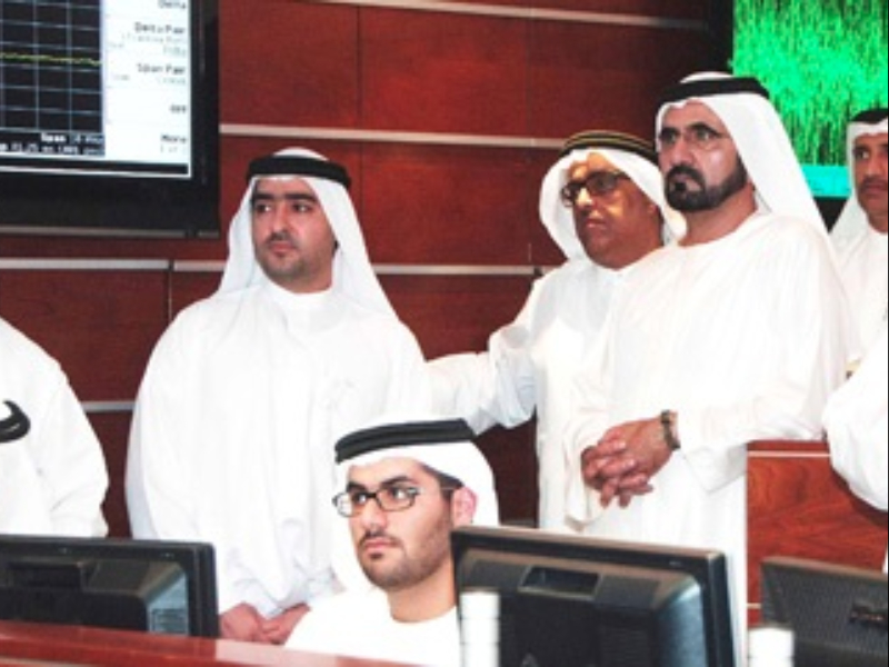 حمدان بن راشد يستقبل السفير الصيني والقنصل التركي 