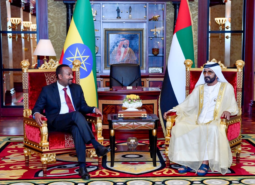 Mohammed bin Rashid receives Ethiopia's PM