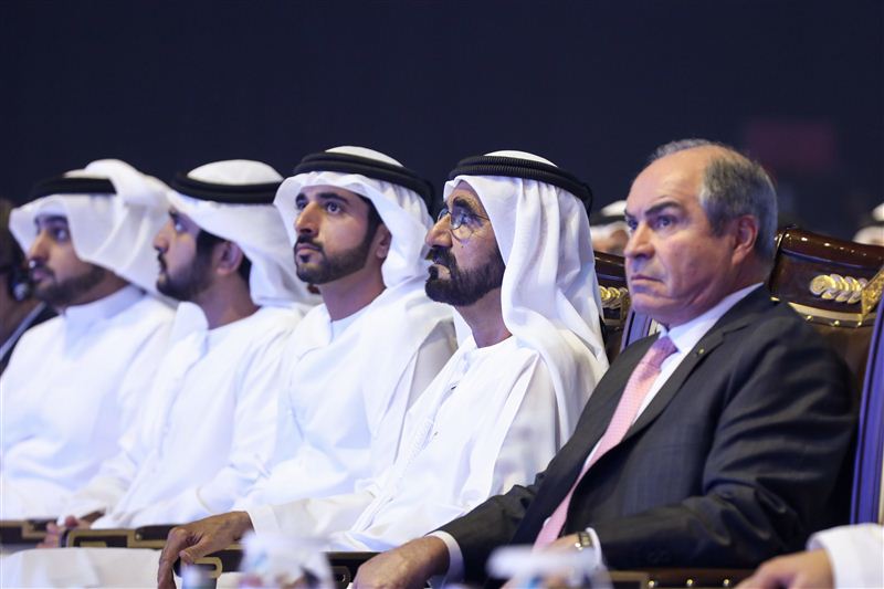 محمد بن راشد يشهد الجلسة الافتتاحية للدورة  الرابعة لـ"قمة المعرفة 2017"
