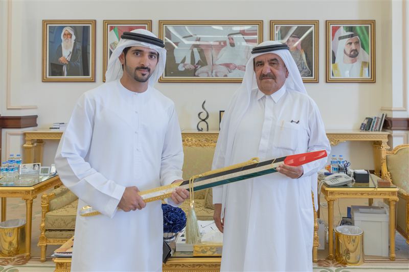 حمدان بن محمد يزور حمدان بن راشد 