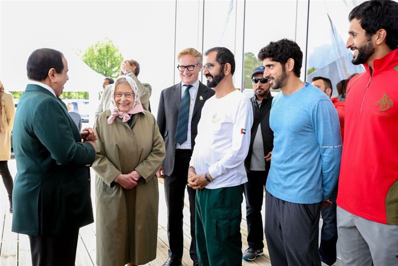 Mohammed bin Rashid attends Royal Windsor Endurance Race