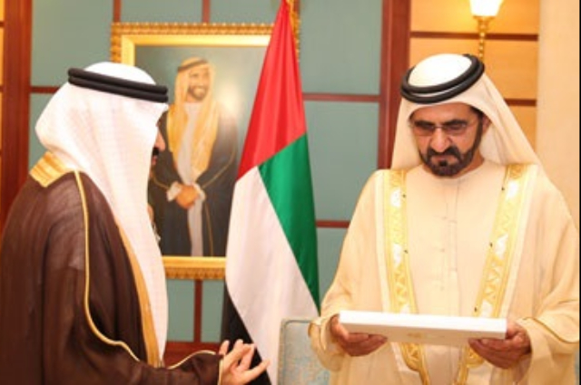 محمد بن راشد وملك البحرين يتوجان حمدان بن محمد بطلاً لعمالقة القدرة