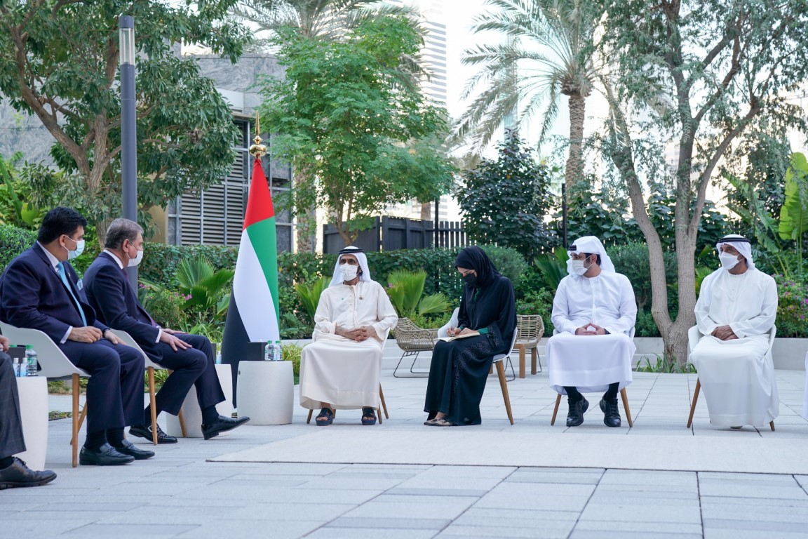 محمد بن راشد يستقبل وزير الخارجية الباكستاني
