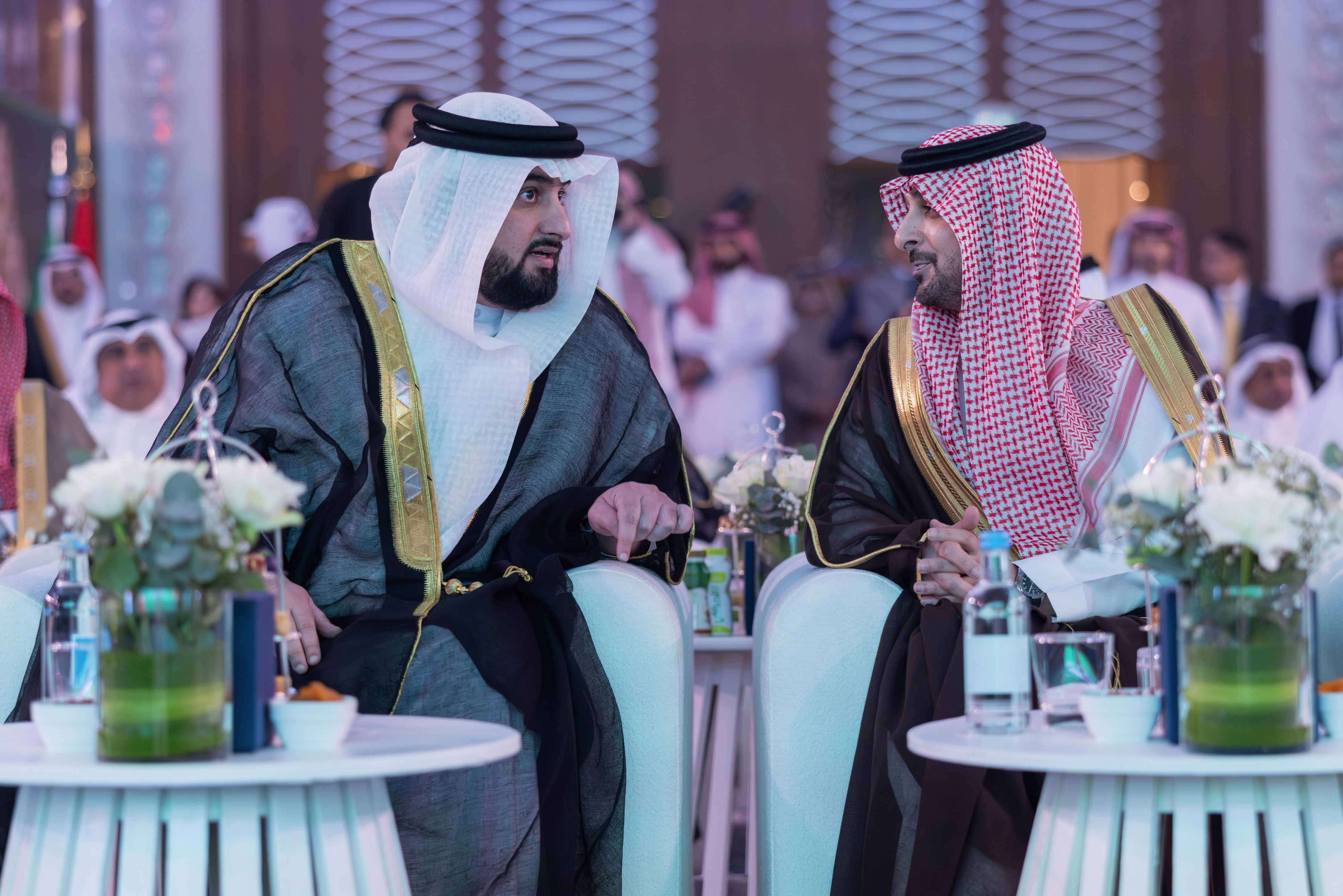 أحمد بن محمد يحضر الاحتفال بـ" اليوم الوطني السعودي" في دبي