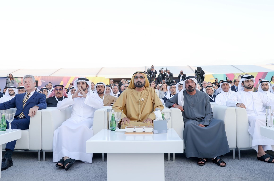 محمد بن راشد يشهد إطلاق العلامة التجارية الجديدة لمطار دبي الدولي