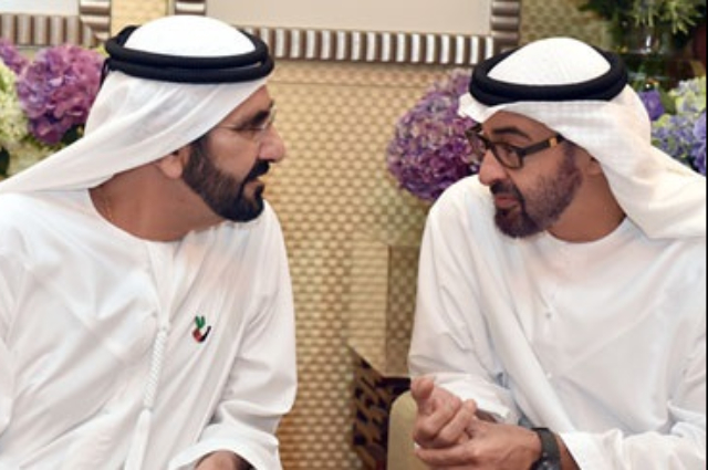 محمد بن راشد ومحمد بن زايد يتبادلان التهاني بـ "العشر الأواخر" 