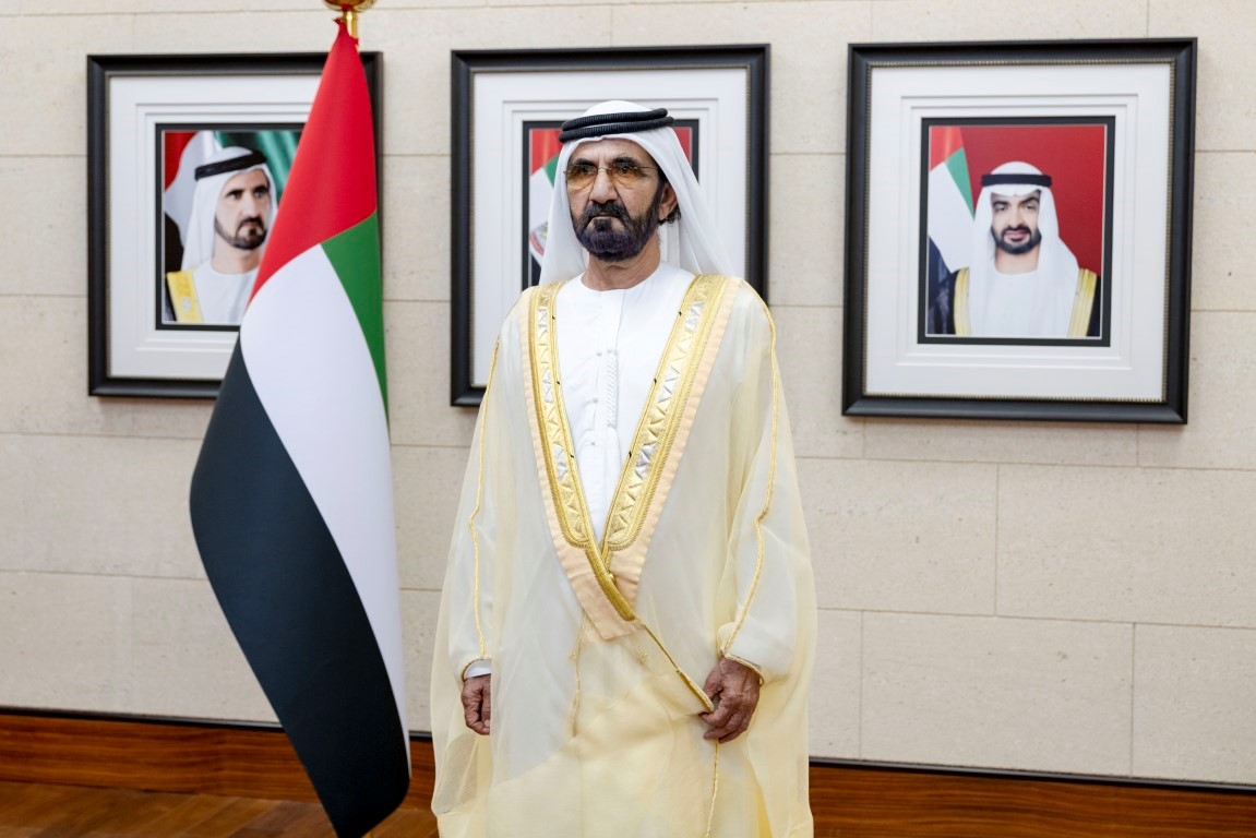 محمد بن راشد يتقبل أوراق اعتماد عدد من سفراء الدول الصديقة