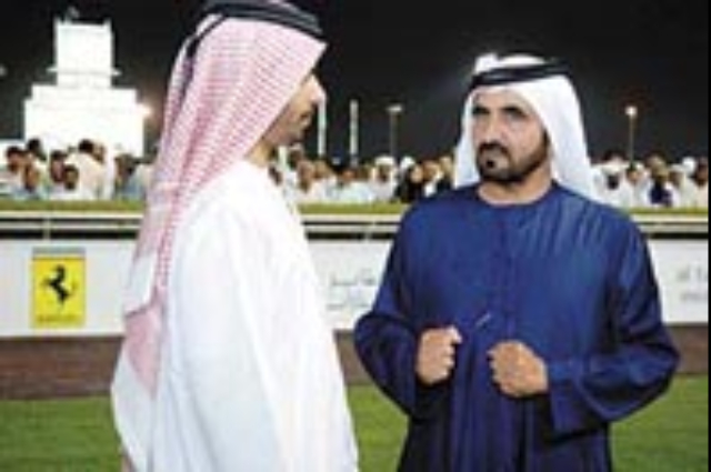 حمدان بن راشد يحضر أفراح النعيمي