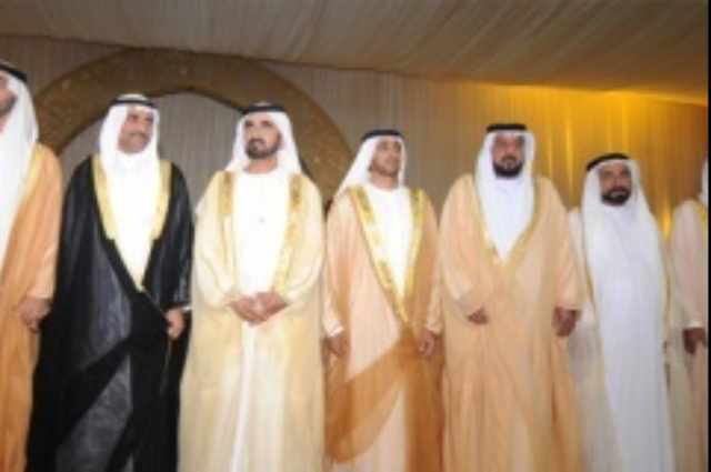 محمد بن راشد يستقبل الوفد الليبي  