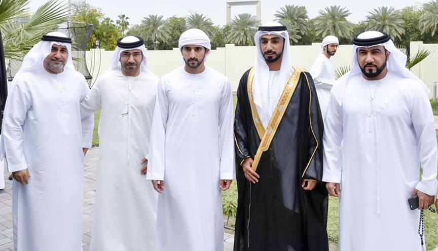 حمدان بن محمد يحضر أفراح المزروعي والمهيري 