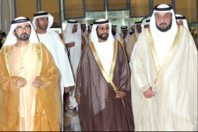 Khalifa and Mohammed bin Rashid attend Al Khaili weddings 