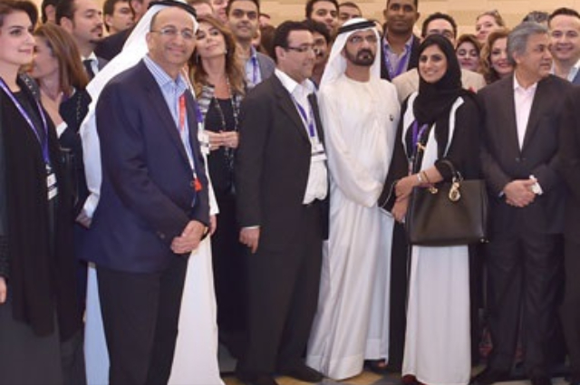 Mohammed Bin Rashid Meets Mena Forum Participants