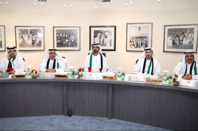 محمد بن راشد يستقبل رئيس بنك جولدمن ساكس 