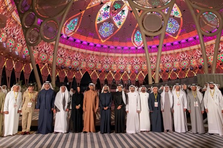محمد بن راشد ومحمد بن زايد يفتتحا ساحة الوصل في إكسبو2020دبي