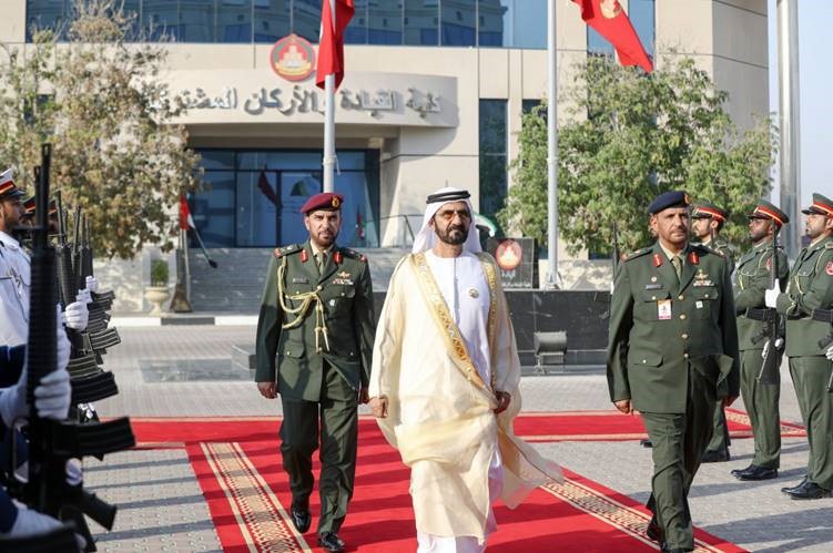 محمد بن راشد يرعى حفل تخريج الدورة الثامنة والعشرين في كلية القيادة والأركان المشتركة
