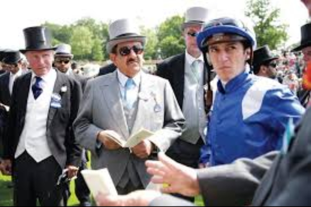 Hamdan bin Rashid attends the closing ceremony of Royal Ascot