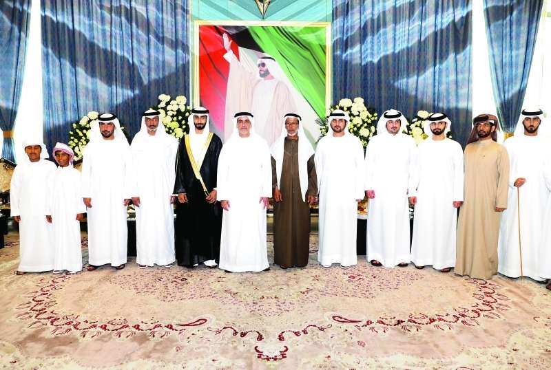 مكتوم بن محمد يحضر أفراح الرميثي