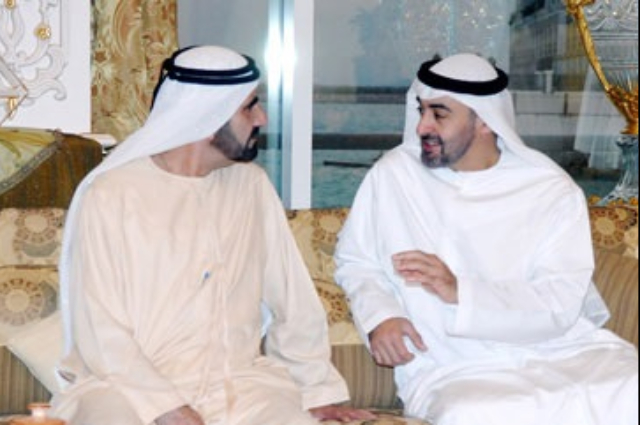 محمد بن راشد يستقبل وزير الداخلية السعودي 