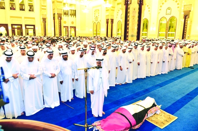 محمد بن راشد يستقبل الرئيس المصري 
