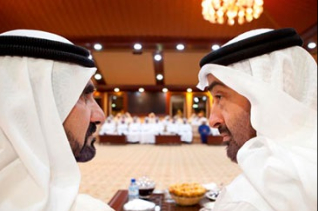 محمد بن راشد يلتقي وزيري الاستثمار والنقل المصريين