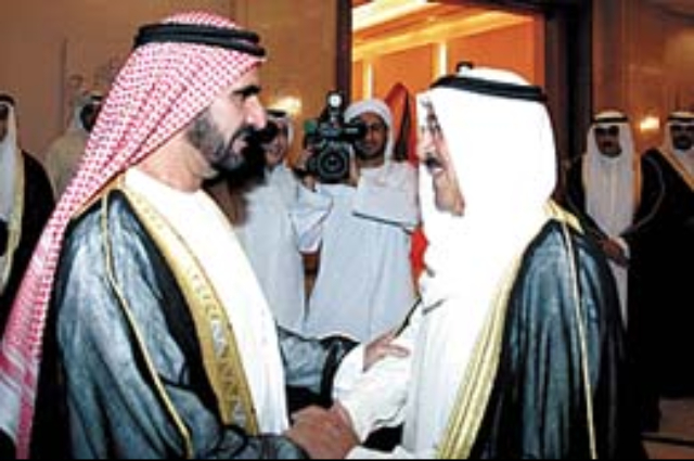 محمد بن راشد يستقبل نائب الرئيس الأمريكي  