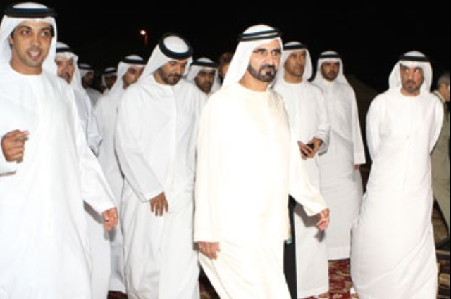 محمد بن راشد  يستقبل أمين عام مجلس التعاون الخليجي 