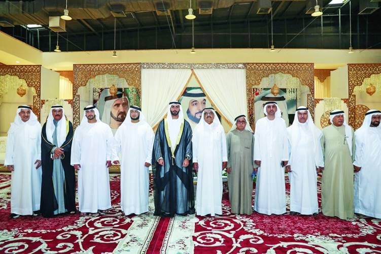 Hamdan bin Rashid attends Balraheef and Al Shaali Wedding