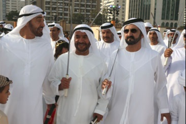 محمد بن راشد يستقبل وزير خارجية إيران 