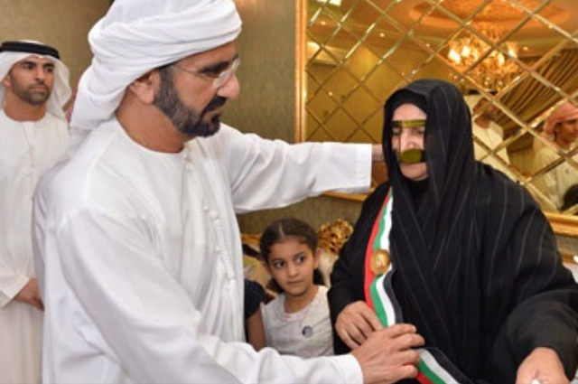 محمد بن راشد يشارك في سباق القدرة بسوريا 