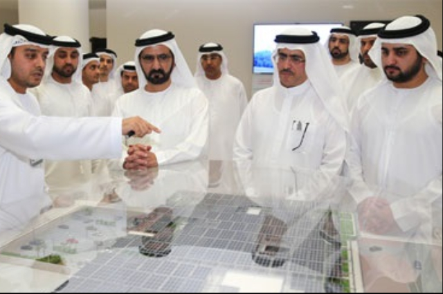 Mohammed bin Rashid visits (DEWA's) building, awarded the platinum rating of green buildings