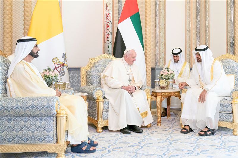 Mohammed bin Rashid, Mohamed bin Zayed hold wide-ranging discussions with the Pope