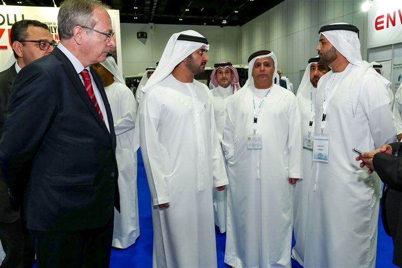 مكتوم بن محمد بن راشد يفتتح مؤتمر النقل لمنطقة الشرق الأوسط وشمال إفريقيا