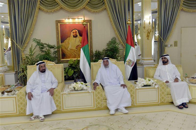 رئيس الدولة يتقبل التهاني من حكام الإمارات وأولياء العهود ونواب الحكام بعيد الفطر السعيد