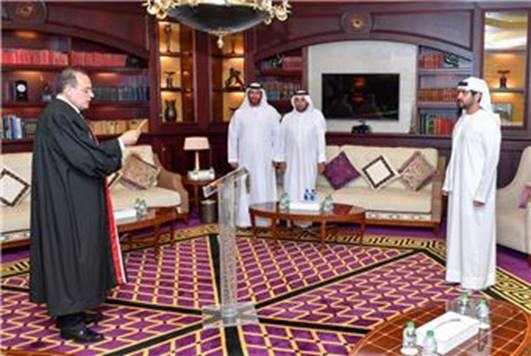 أمام مكتوم بن محمد: قاضي استئناف جديد بمركز فض المنازعات الإيجارية يؤدي اليمين القانونية