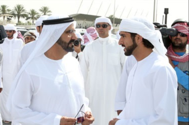 محمد بن راشد يزور الطفلة "ميرة " في المستشفى