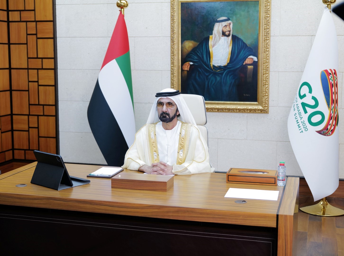 محمد بن راشد يشارك في اليوم الختامي لقمة قادة مجموعة العشرين