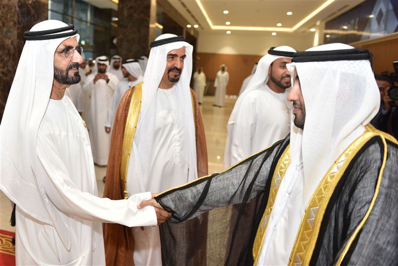 محمد بن راشد يحضر أفراح آل لوتاه